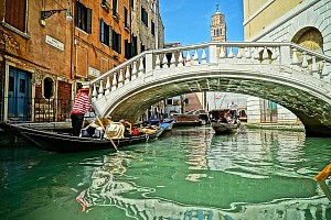 Benátky A Ostrovy V Benátské Laguně