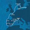 Nemecko, Dánsko, Nórsko, Francúzsko, Španielsko, Portugalsko, Taliansko z Kielu na lodi Costa Diadema ****